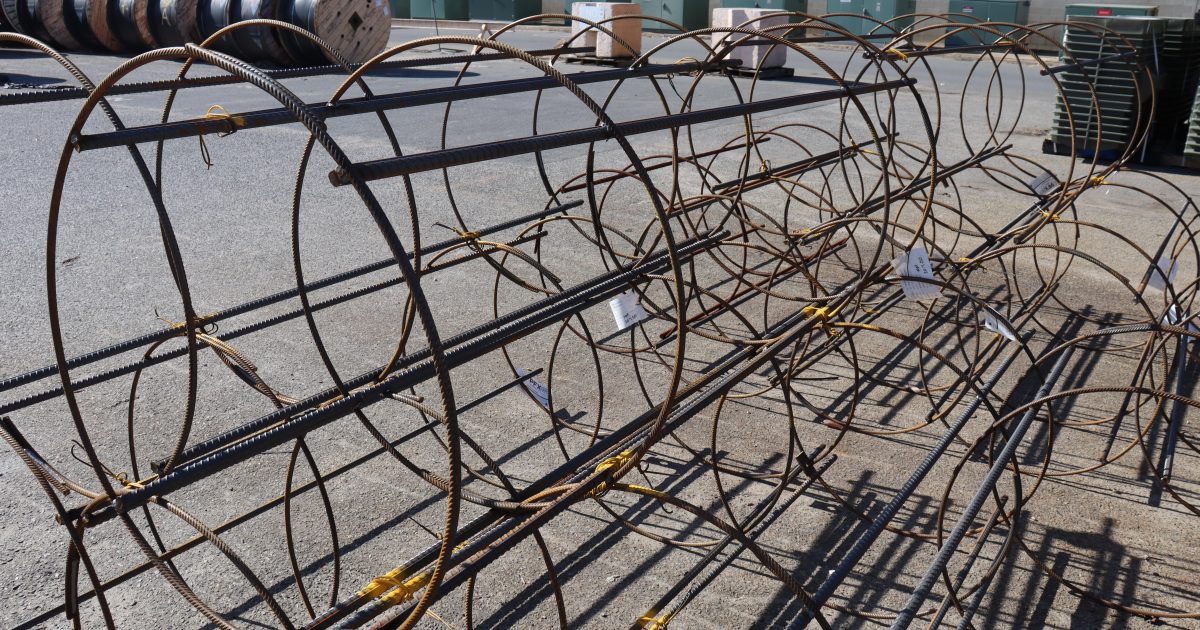 Enerven Material Sales | REINFORCEMENT CAGE,2140MM ROD,CYL,'B'
